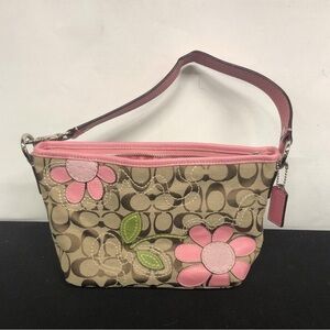 Coach Signature Canvas with Floral Appliqué- DO NOT PURCHASE